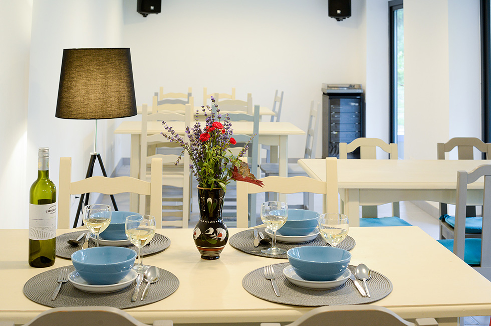 The community room